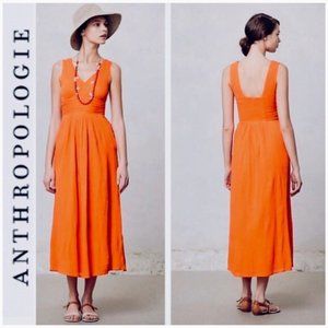 Anthropologie - Edme and Esyllte Orange Dress